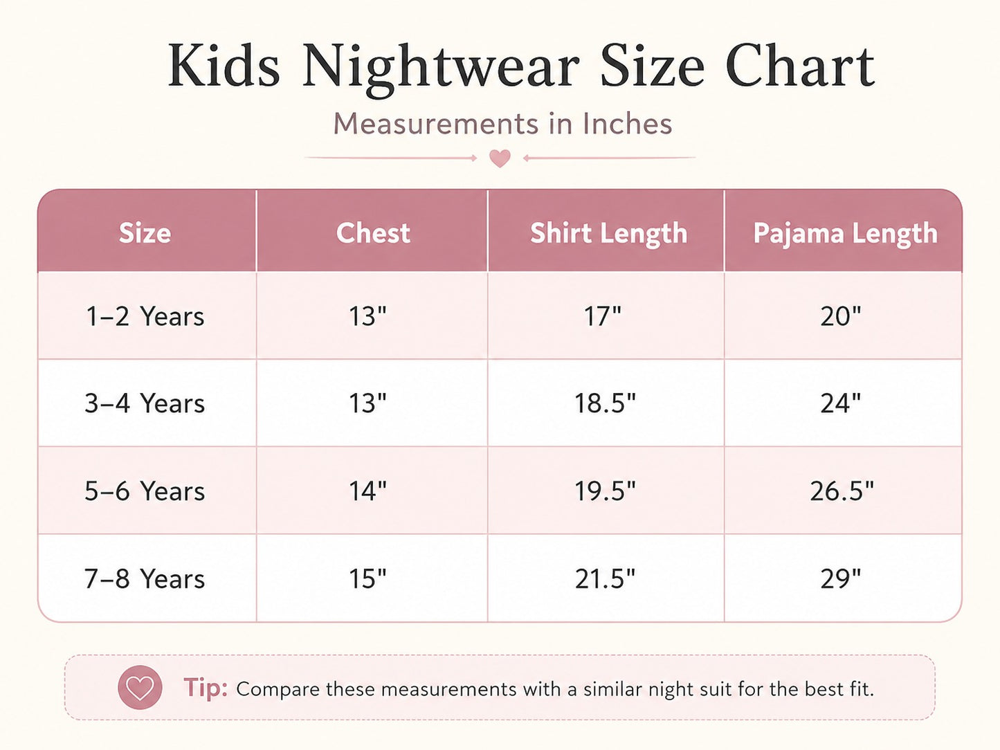 White Giraffe Kids Nightwear