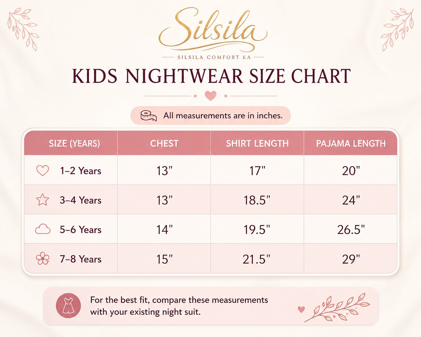 Donut Printed Kids Nightwear