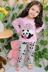 Foodie Panda Printed Kids Nightwear