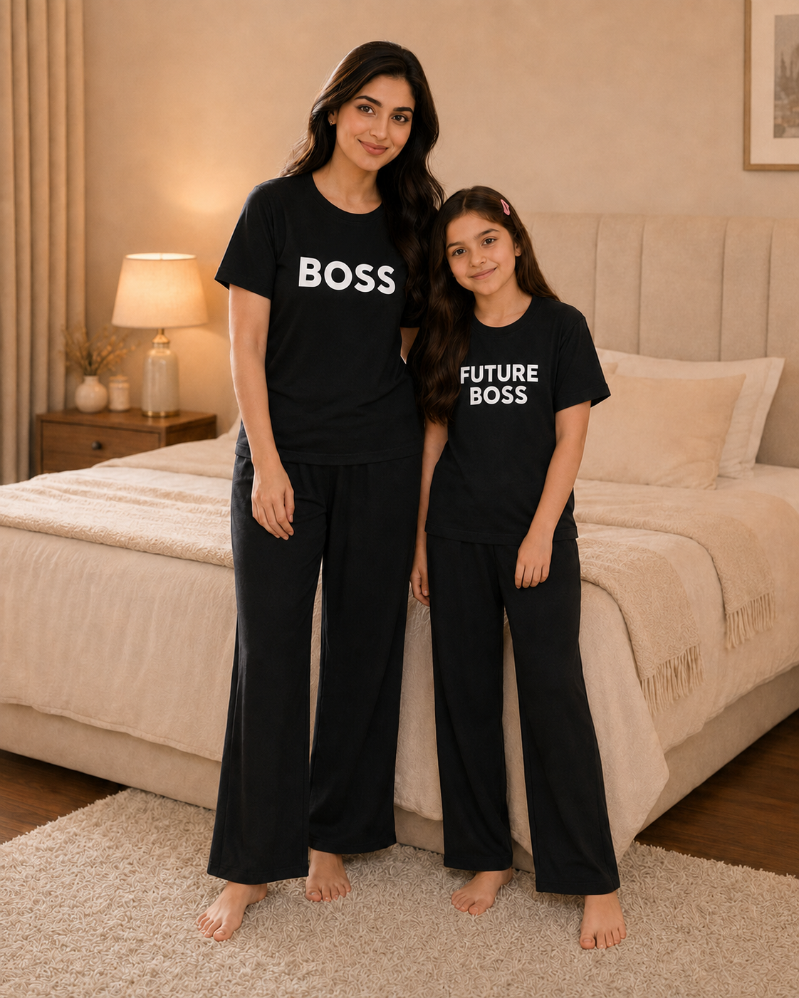 BOSS Future BOSS Mom & Daughter Night Suit
