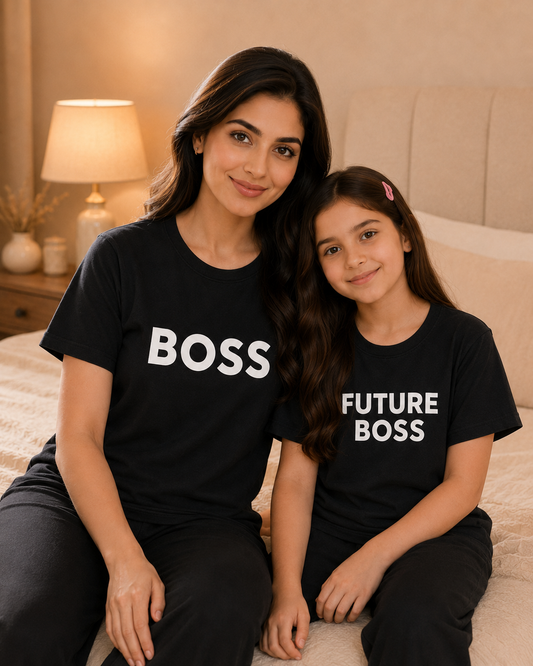 BOSS Future BOSS Mom & Daughter Night Suit
