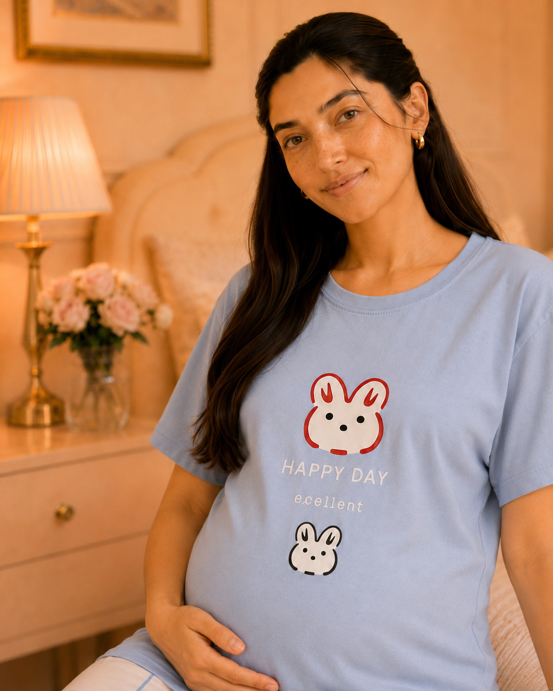 Happy Day Maternity Cotton Night Suit