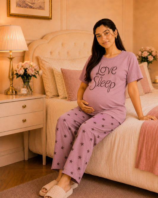 Love Sleep Maternity Cotton Night Suit