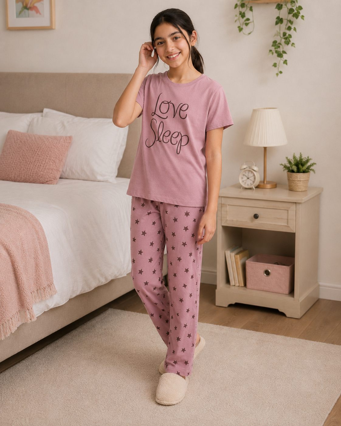 Love Sleep Girls Night Suit