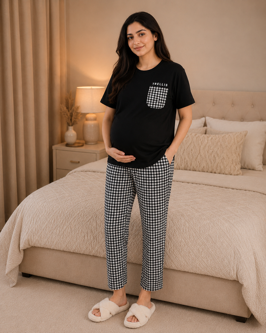 Trelius Maternity Cotton Night Suit – view 2
