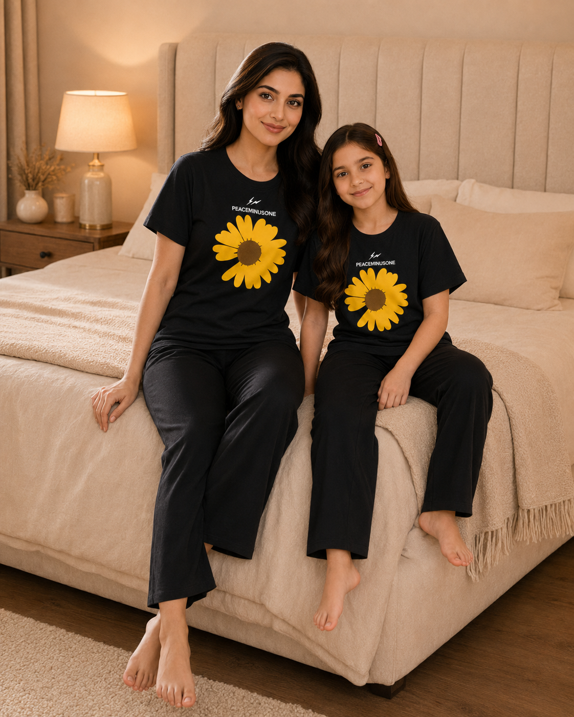 Mom & Daughter Matching Cotton Night Suit – YSF BB